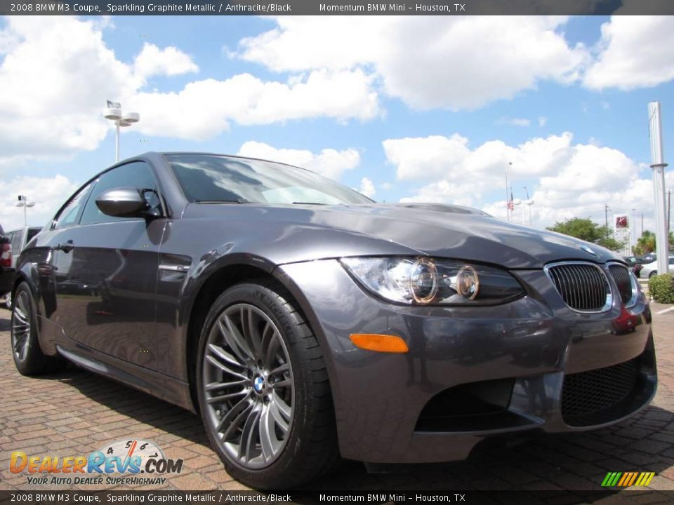 2008 BMW M3 Coupe Sparkling Graphite Metallic / Anthracite/Black Photo #7
