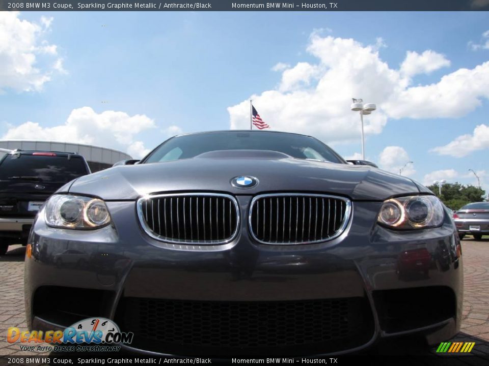 2008 BMW M3 Coupe Sparkling Graphite Metallic / Anthracite/Black Photo #8