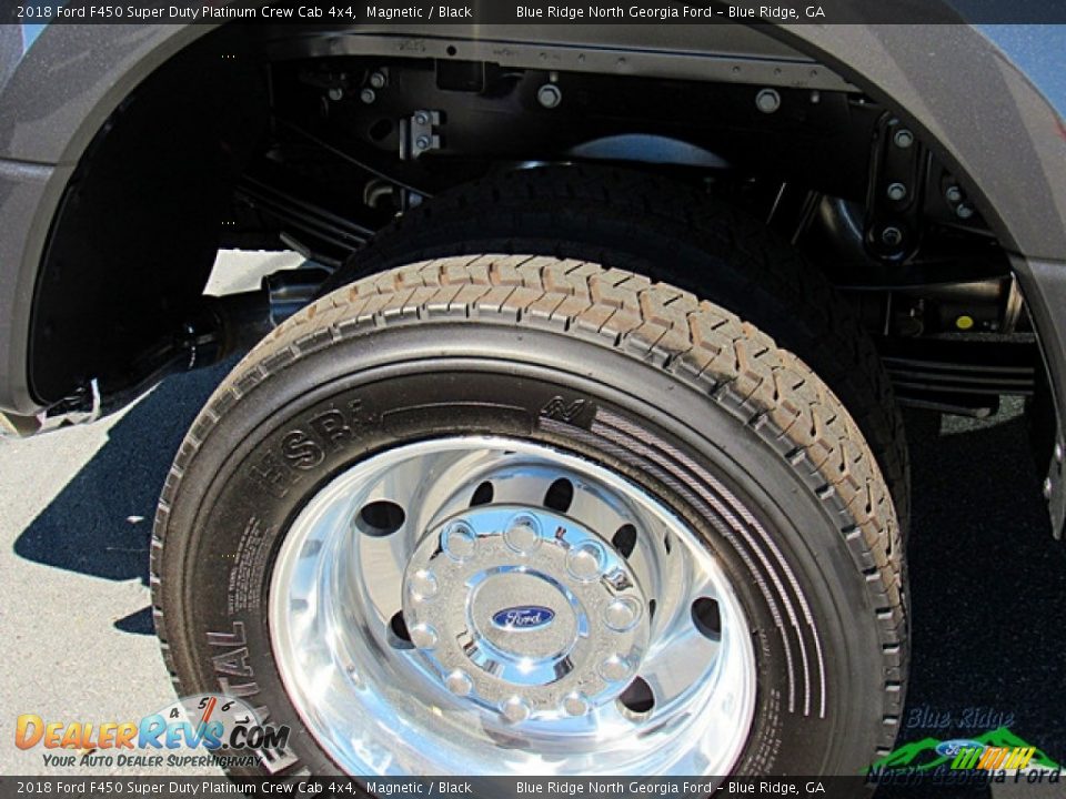 2018 Ford F450 Super Duty Platinum Crew Cab 4x4 Magnetic / Black Photo #9