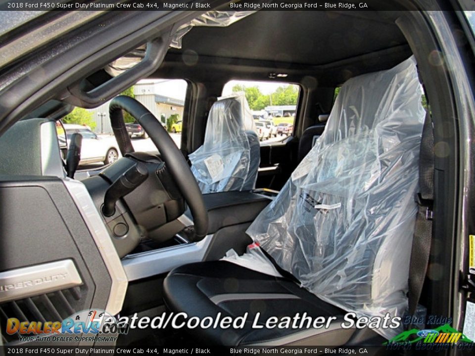 2018 Ford F450 Super Duty Platinum Crew Cab 4x4 Magnetic / Black Photo #10