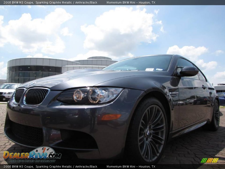 2008 BMW M3 Coupe Sparkling Graphite Metallic / Anthracite/Black Photo #9