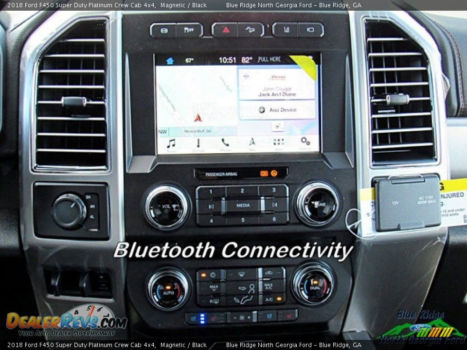 2018 Ford F450 Super Duty Platinum Crew Cab 4x4 Magnetic / Black Photo #15
