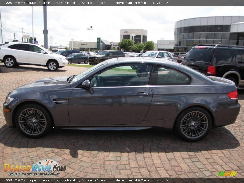 2008 BMW M3 Coupe Sparkling Graphite Metallic / Anthracite/Black Photo #10