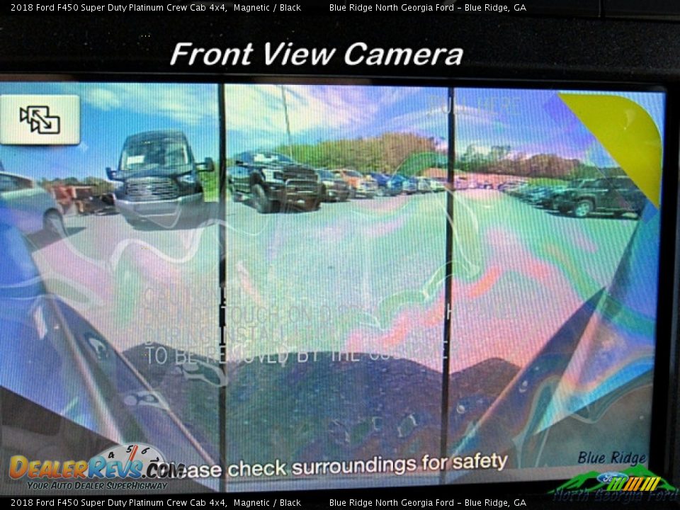 2018 Ford F450 Super Duty Platinum Crew Cab 4x4 Magnetic / Black Photo #20