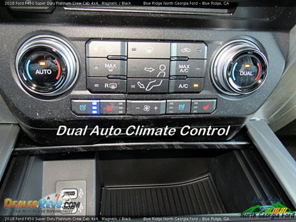 2018 Ford F450 Super Duty Platinum Crew Cab 4x4 Magnetic / Black Photo #22