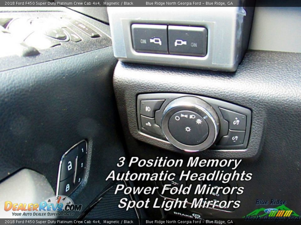 2018 Ford F450 Super Duty Platinum Crew Cab 4x4 Magnetic / Black Photo #24