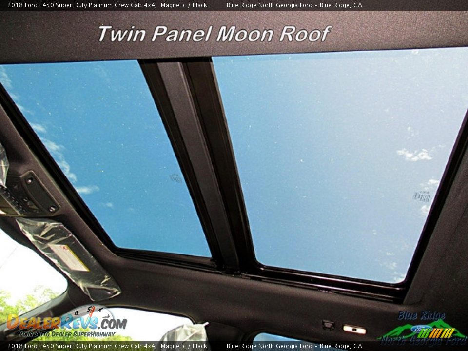 2018 Ford F450 Super Duty Platinum Crew Cab 4x4 Magnetic / Black Photo #27