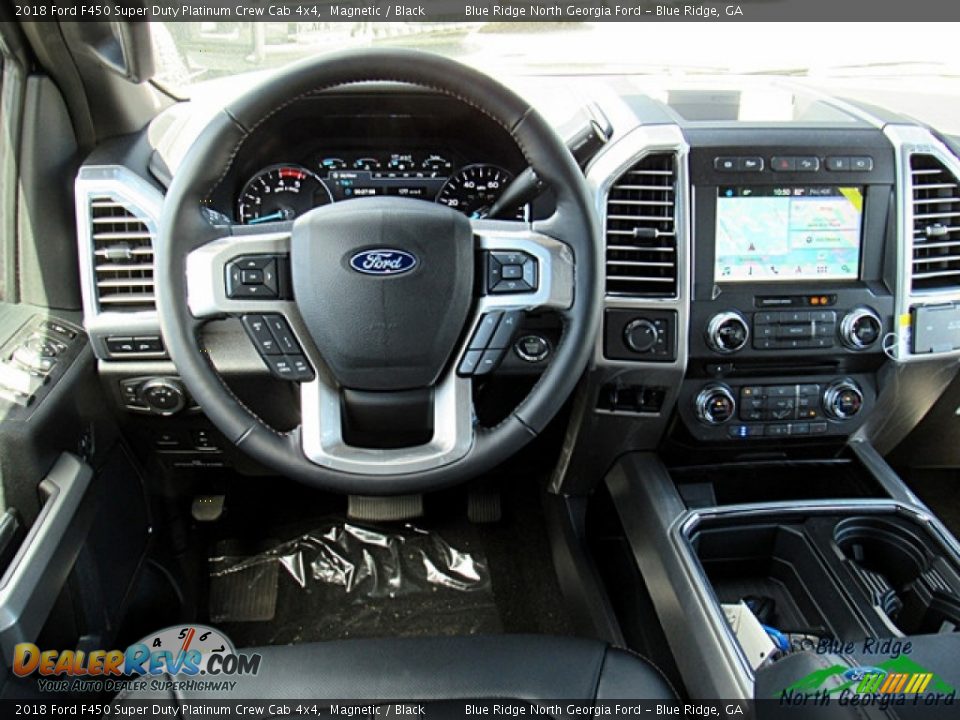 2018 Ford F450 Super Duty Platinum Crew Cab 4x4 Magnetic / Black Photo #29