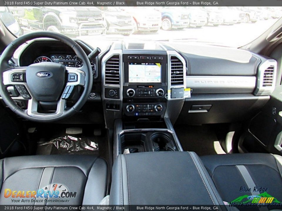 2018 Ford F450 Super Duty Platinum Crew Cab 4x4 Magnetic / Black Photo #30