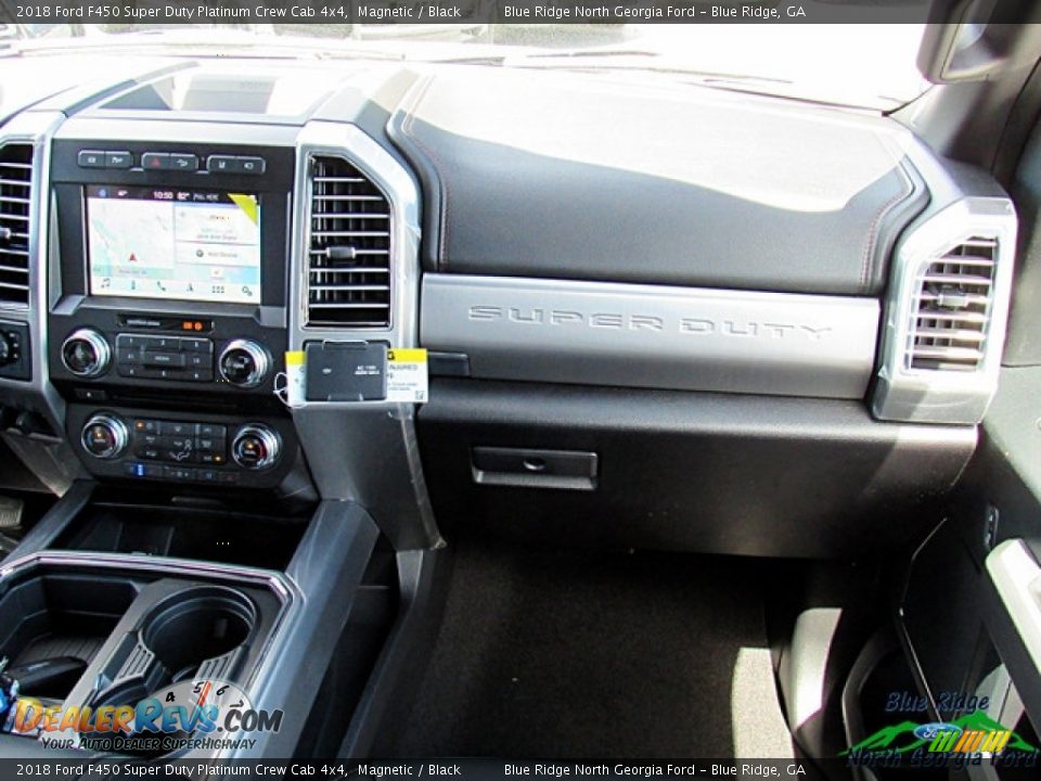 2018 Ford F450 Super Duty Platinum Crew Cab 4x4 Magnetic / Black Photo #31