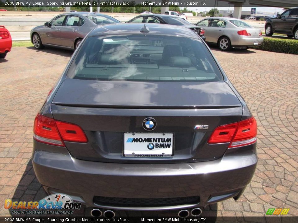 2008 BMW M3 Coupe Sparkling Graphite Metallic / Anthracite/Black Photo #12