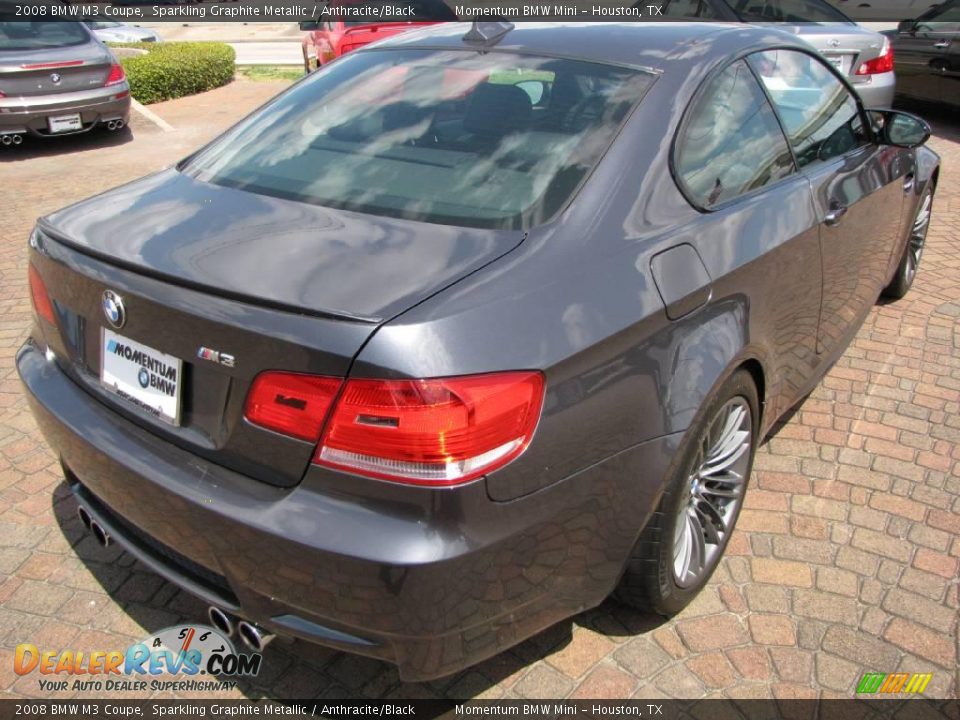 2008 BMW M3 Coupe Sparkling Graphite Metallic / Anthracite/Black Photo #13