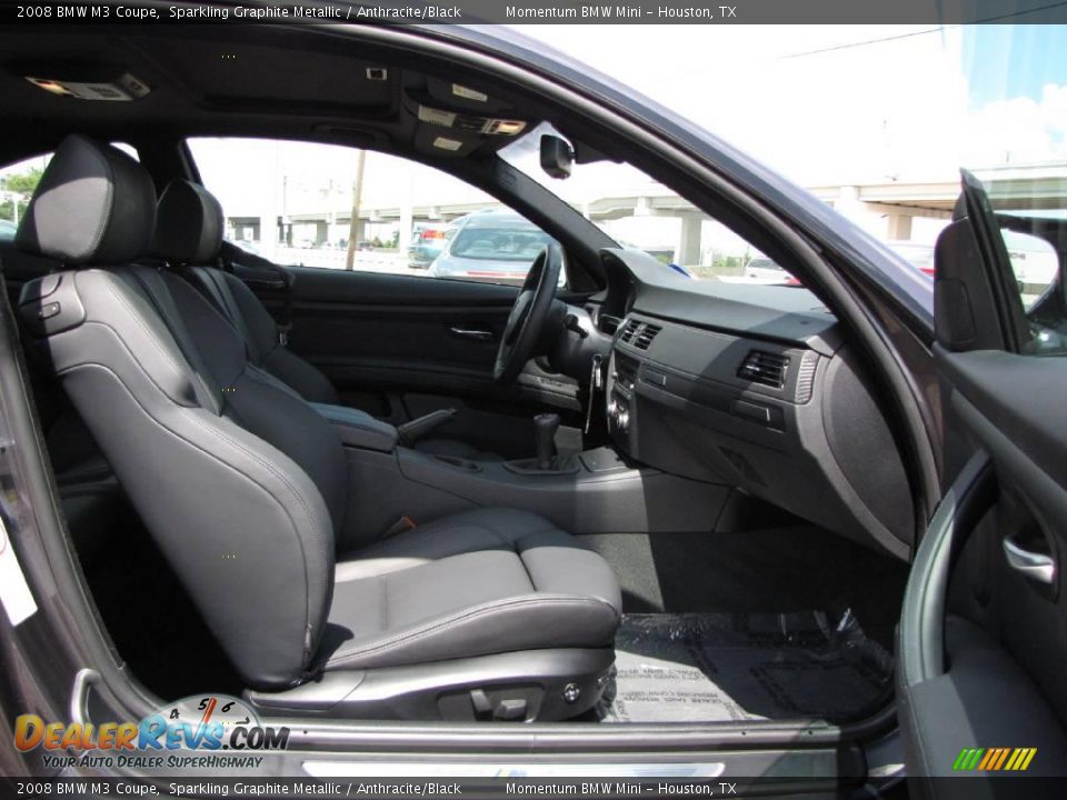 2008 BMW M3 Coupe Sparkling Graphite Metallic / Anthracite/Black Photo #18
