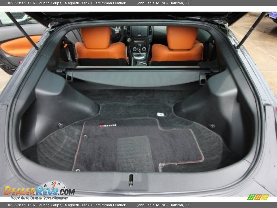 2009 Nissan 370Z Touring Coupe Magnetic Black / Persimmon Leather Photo #26