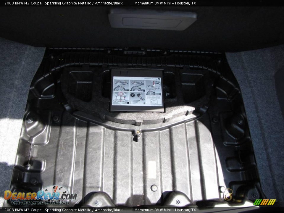 2008 BMW M3 Coupe Sparkling Graphite Metallic / Anthracite/Black Photo #24