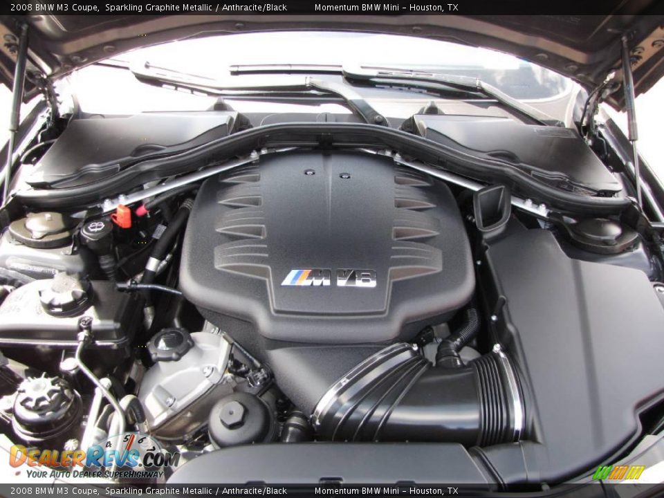 2008 BMW M3 Coupe Sparkling Graphite Metallic / Anthracite/Black Photo #25