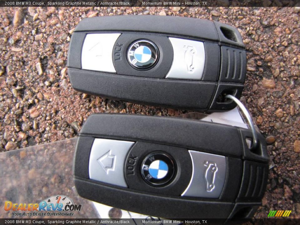 2008 BMW M3 Coupe Sparkling Graphite Metallic / Anthracite/Black Photo #29