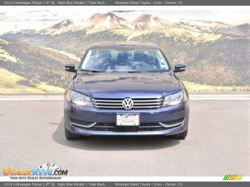 2014 Volkswagen Passat 1.8T SE Night Blue Metallic / Titan Black Photo #4