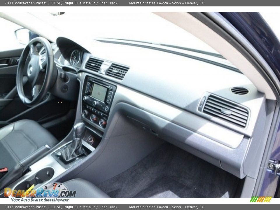 2014 Volkswagen Passat 1.8T SE Night Blue Metallic / Titan Black Photo #17