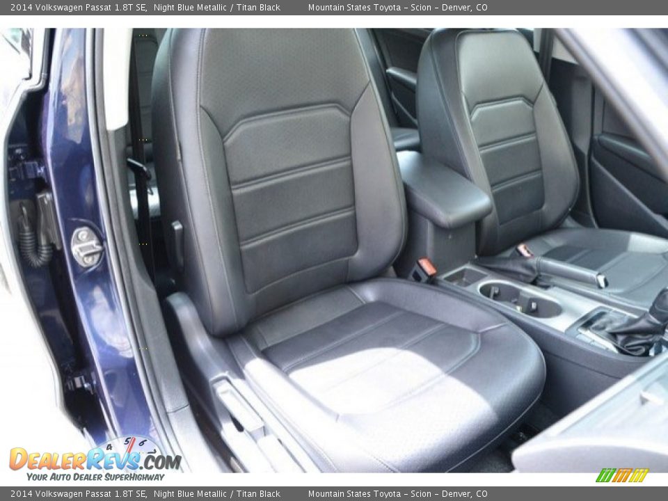 2014 Volkswagen Passat 1.8T SE Night Blue Metallic / Titan Black Photo #19