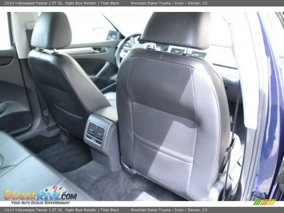 2014 Volkswagen Passat 1.8T SE Night Blue Metallic / Titan Black Photo #22