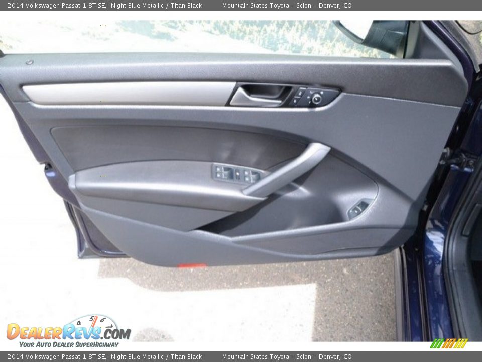 2014 Volkswagen Passat 1.8T SE Night Blue Metallic / Titan Black Photo #25