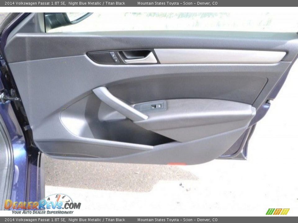2014 Volkswagen Passat 1.8T SE Night Blue Metallic / Titan Black Photo #26
