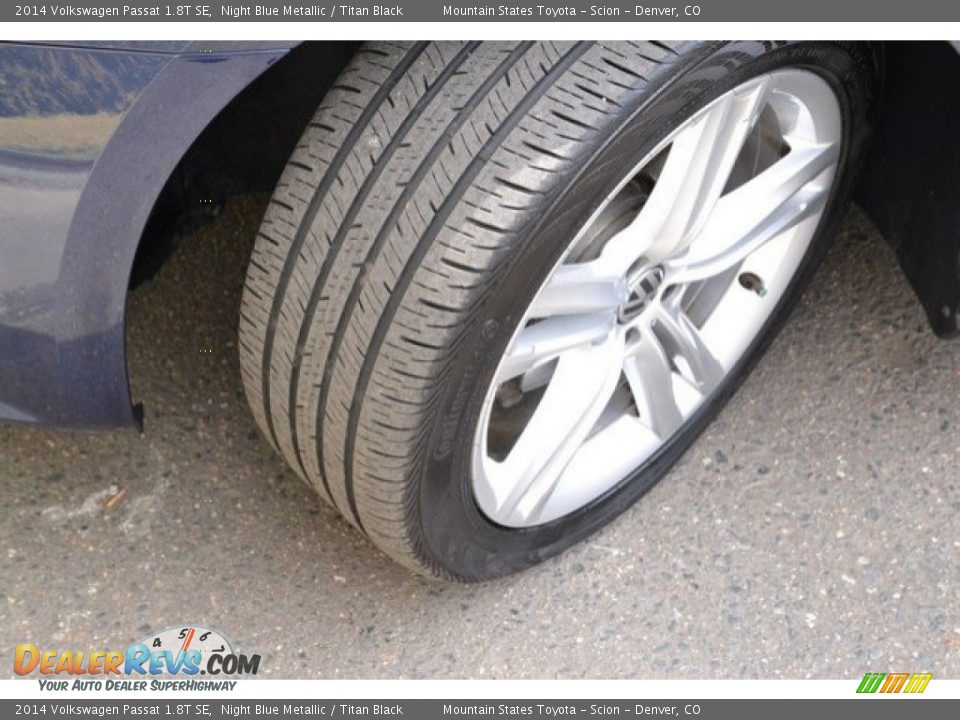 2014 Volkswagen Passat 1.8T SE Night Blue Metallic / Titan Black Photo #29