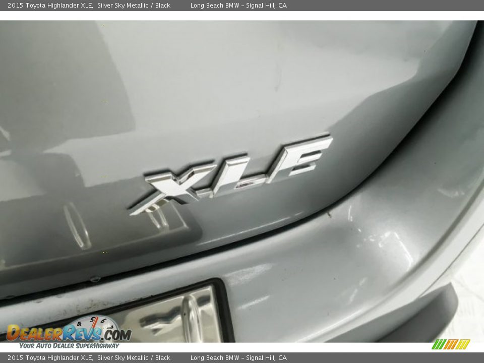 2015 Toyota Highlander XLE Silver Sky Metallic / Black Photo #7