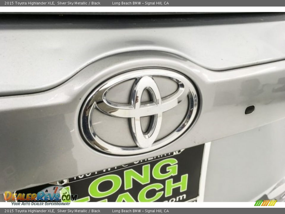 2015 Toyota Highlander XLE Silver Sky Metallic / Black Photo #31
