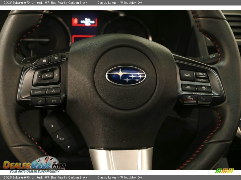 2016 Subaru WRX Limited Steering Wheel Photo #7