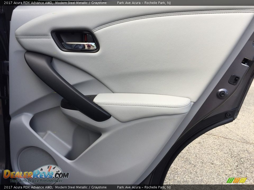 2017 Acura RDX Advance AWD Modern Steel Metallic / Graystone Photo #24