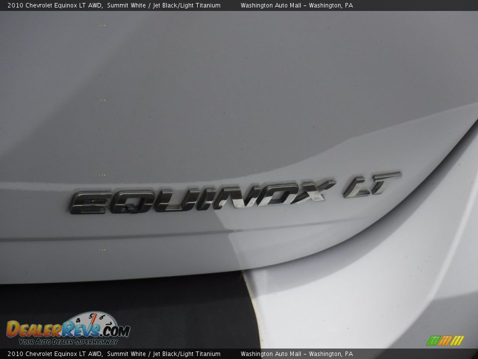 2010 Chevrolet Equinox LT AWD Summit White / Jet Black/Light Titanium Photo #11