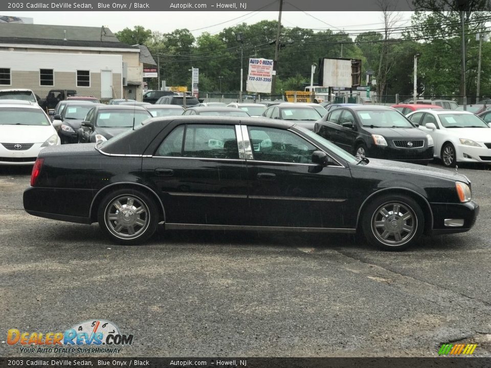2003 Cadillac DeVille Sedan Blue Onyx / Black Photo #7