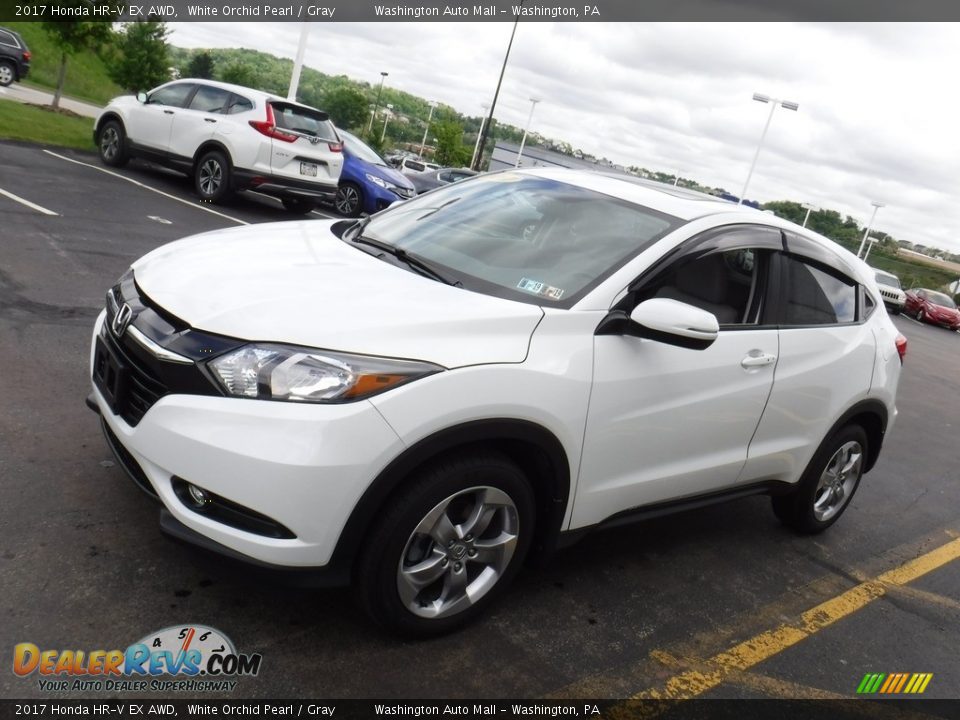 2017 Honda HR-V EX AWD White Orchid Pearl / Gray Photo #6