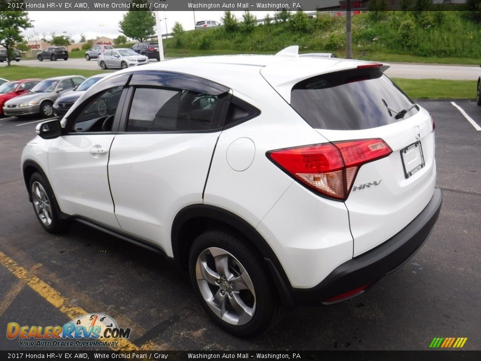 2017 Honda HR-V EX AWD White Orchid Pearl / Gray Photo #8