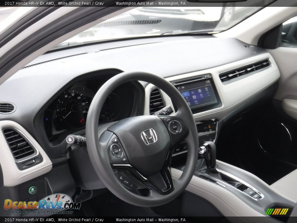 2017 Honda HR-V EX AWD White Orchid Pearl / Gray Photo #13