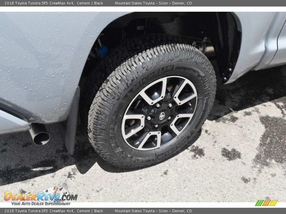 2018 Toyota Tundra SR5 CrewMax 4x4 Cement / Black Photo #34