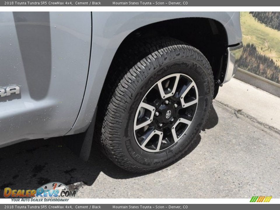 2018 Toyota Tundra SR5 CrewMax 4x4 Cement / Black Photo #35