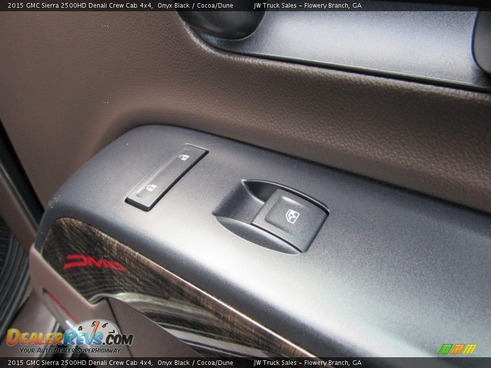 2015 GMC Sierra 2500HD Denali Crew Cab 4x4 Onyx Black / Cocoa/Dune Photo #10
