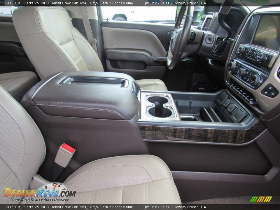 2015 GMC Sierra 2500HD Denali Crew Cab 4x4 Onyx Black / Cocoa/Dune Photo #14
