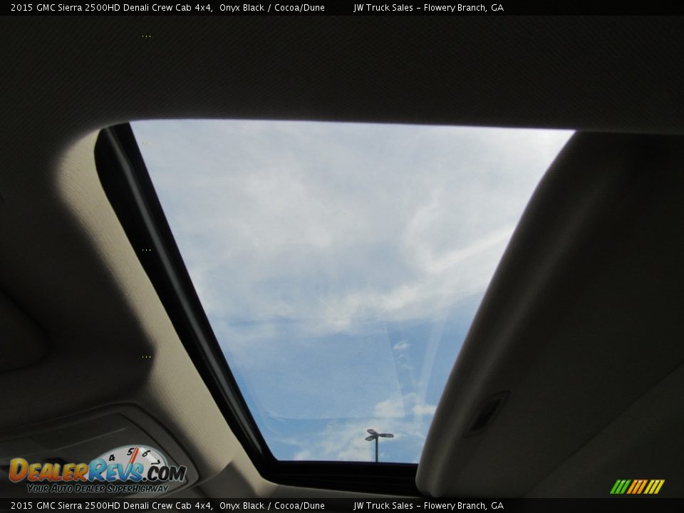 2015 GMC Sierra 2500HD Denali Crew Cab 4x4 Onyx Black / Cocoa/Dune Photo #18