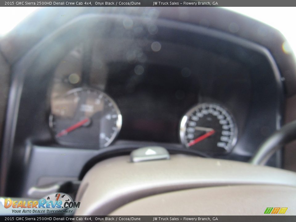 2015 GMC Sierra 2500HD Denali Crew Cab 4x4 Onyx Black / Cocoa/Dune Photo #23