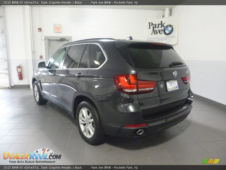2015 BMW X5 xDrive35d Dark Graphite Metallic / Black Photo #3