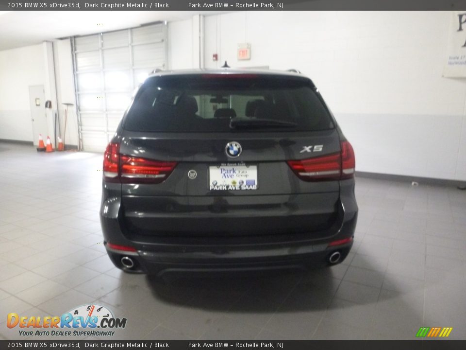 2015 BMW X5 xDrive35d Dark Graphite Metallic / Black Photo #4