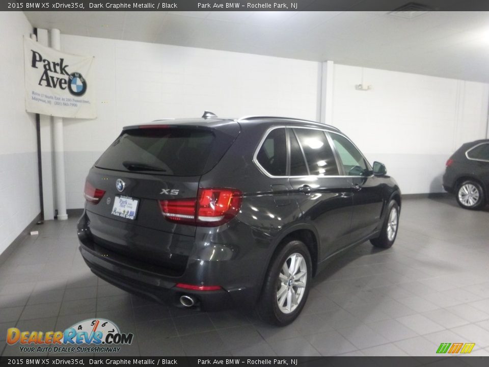 2015 BMW X5 xDrive35d Dark Graphite Metallic / Black Photo #5
