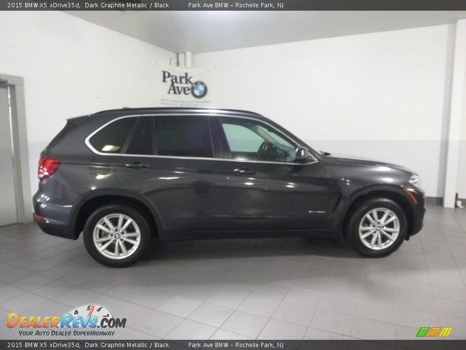2015 BMW X5 xDrive35d Dark Graphite Metallic / Black Photo #6