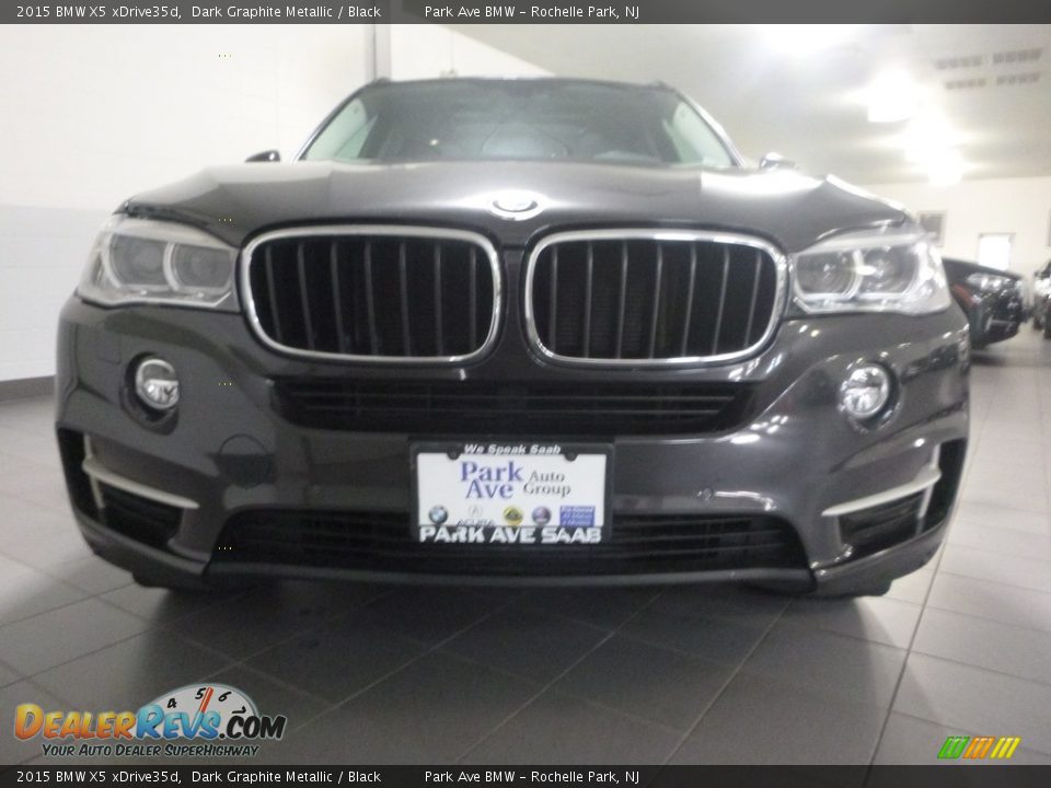 2015 BMW X5 xDrive35d Dark Graphite Metallic / Black Photo #8