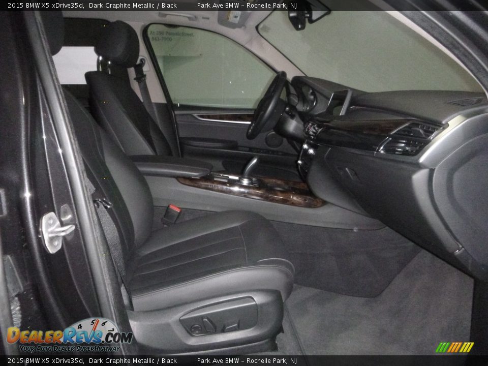 2015 BMW X5 xDrive35d Dark Graphite Metallic / Black Photo #17