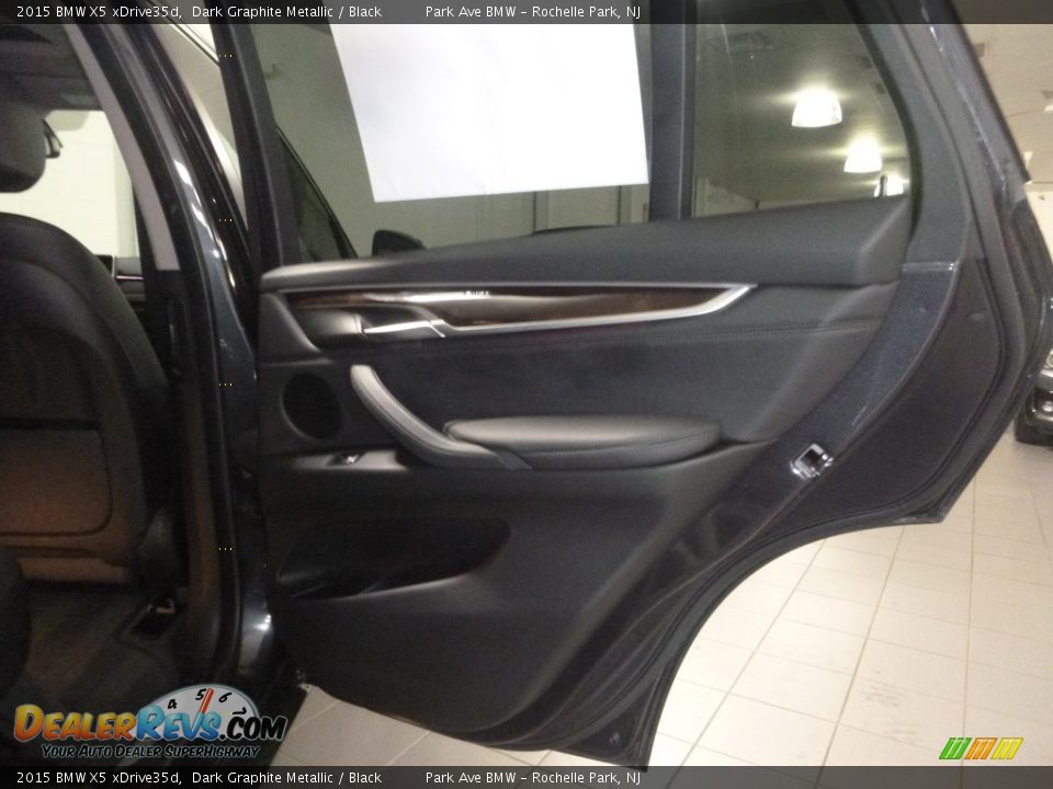 2015 BMW X5 xDrive35d Dark Graphite Metallic / Black Photo #18